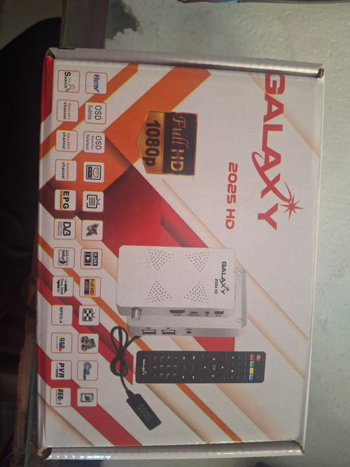 ريسفر galaxy 2025 hd بورده كبيره +معالج sunplus